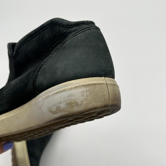 Ecco Grey Leather Side Zip Shoes Women Size 6 BLEMISH - Picture 5 of 7